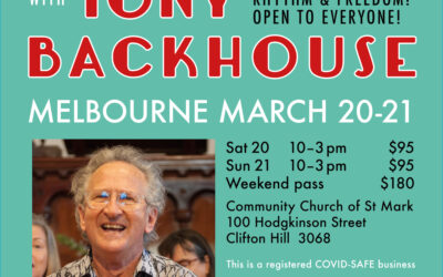 Workshops in VICTORIA March 2021 – fingers crossed