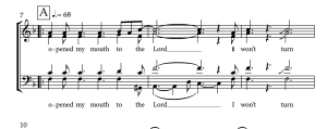 I OPENED MY MOUTH TO THE LORD