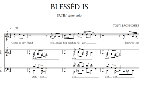BLESSÉD IS